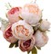 Vintage Artificial Peony Bouquet Silk Peony Flowers Fake Ponies for Wedding Bridal Home Décor Floral Centerpiece Arrangement Wedding Bouquet